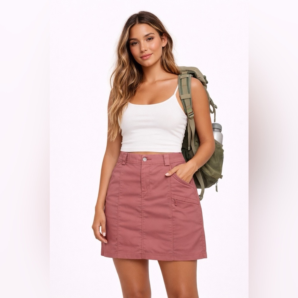 Duluth Trading Co. Dry On The Fly Skort Size 4 dusty pink NWOT - never worn!